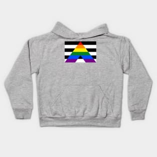 Straight Ally Flag Kids Hoodie